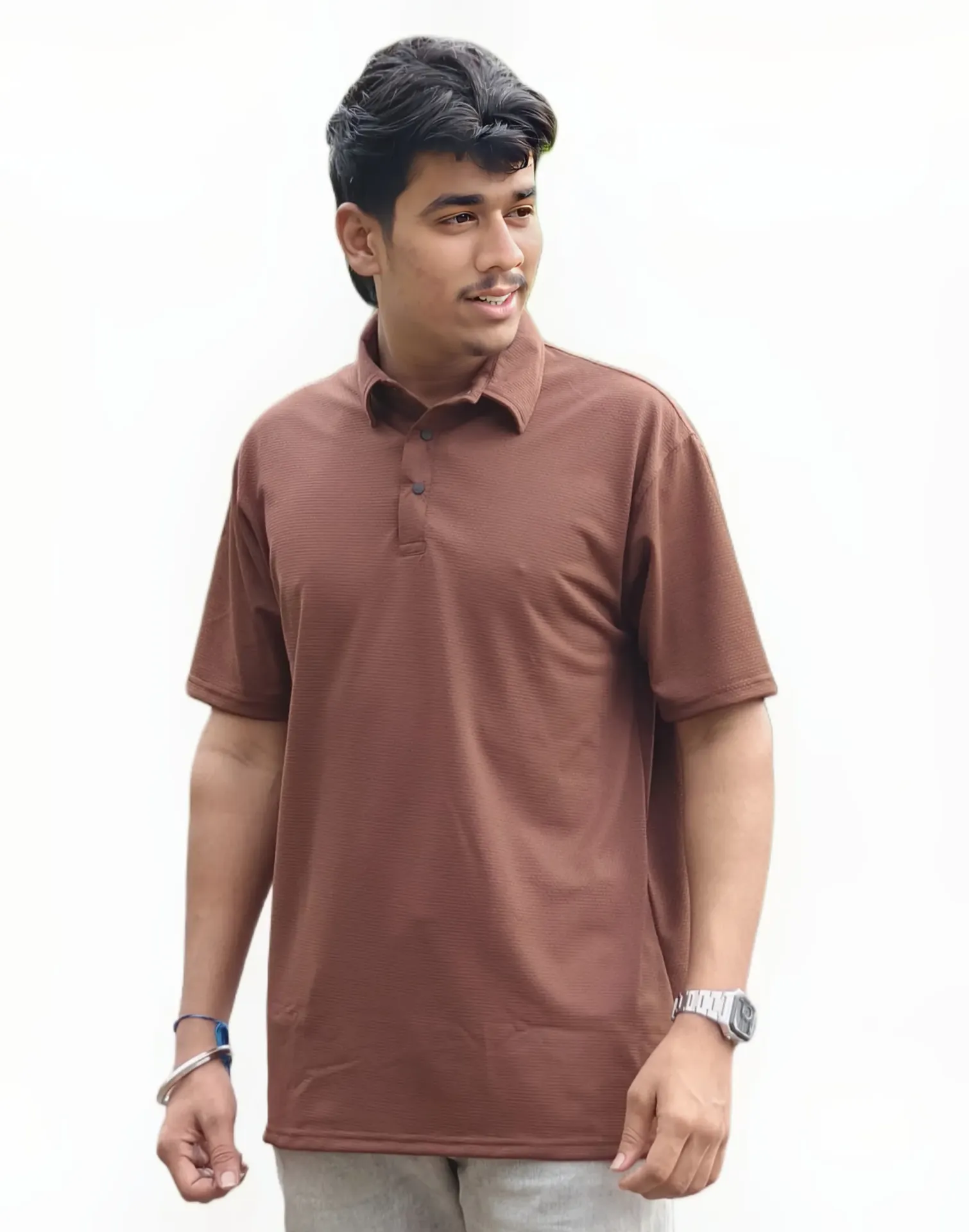 POPCORN STYLE POLO T-SHIRT