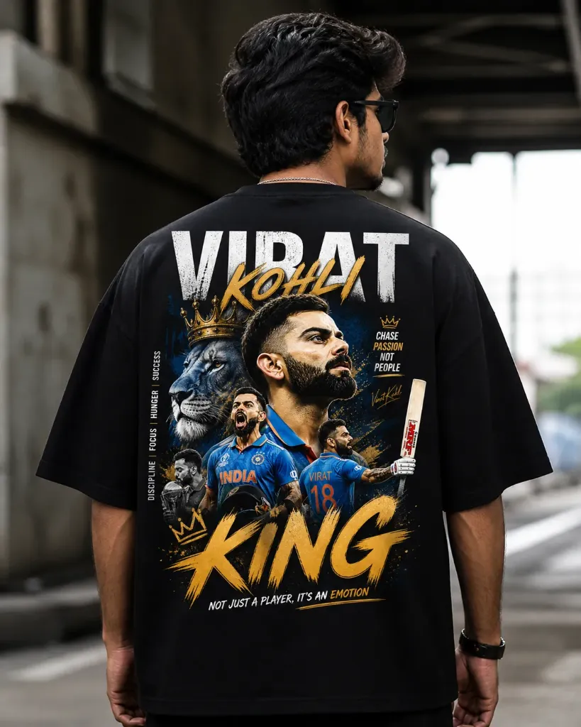 VIRAT KOHLI PRINTED T-SHIRT