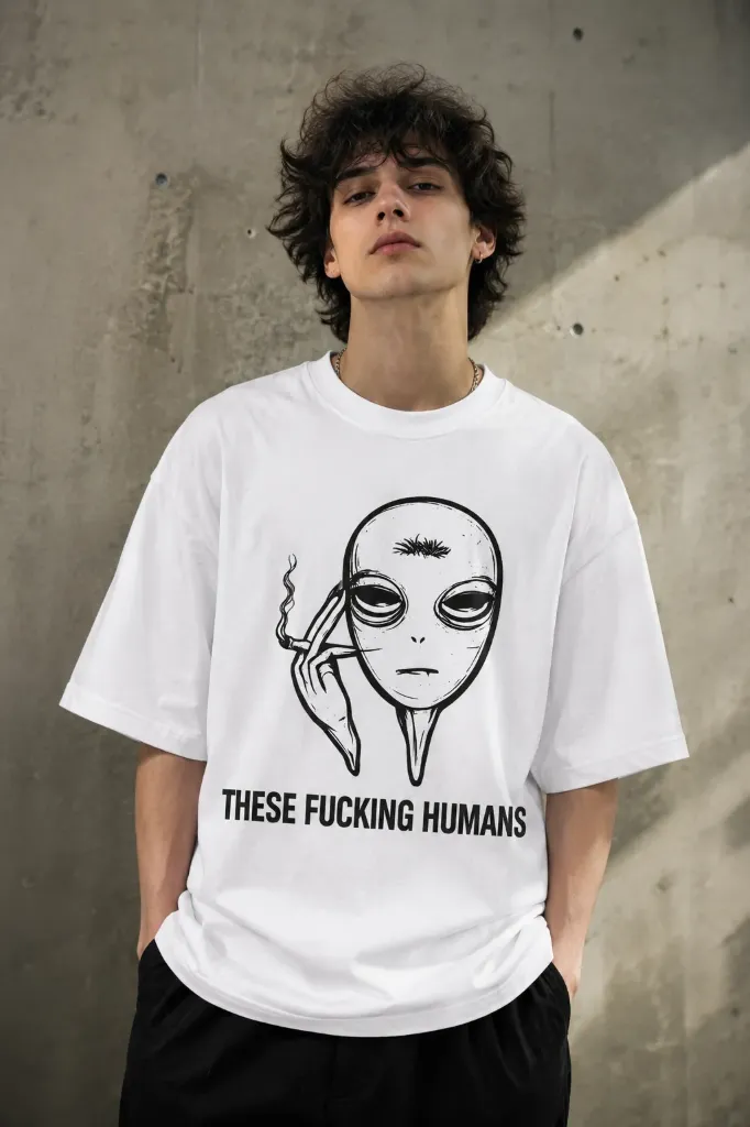 Alien Printed T-shirt