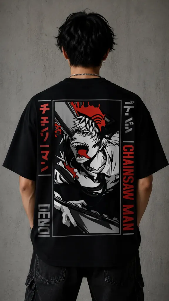 CHAINSAW MAN OVERSIZED T-SHIRT