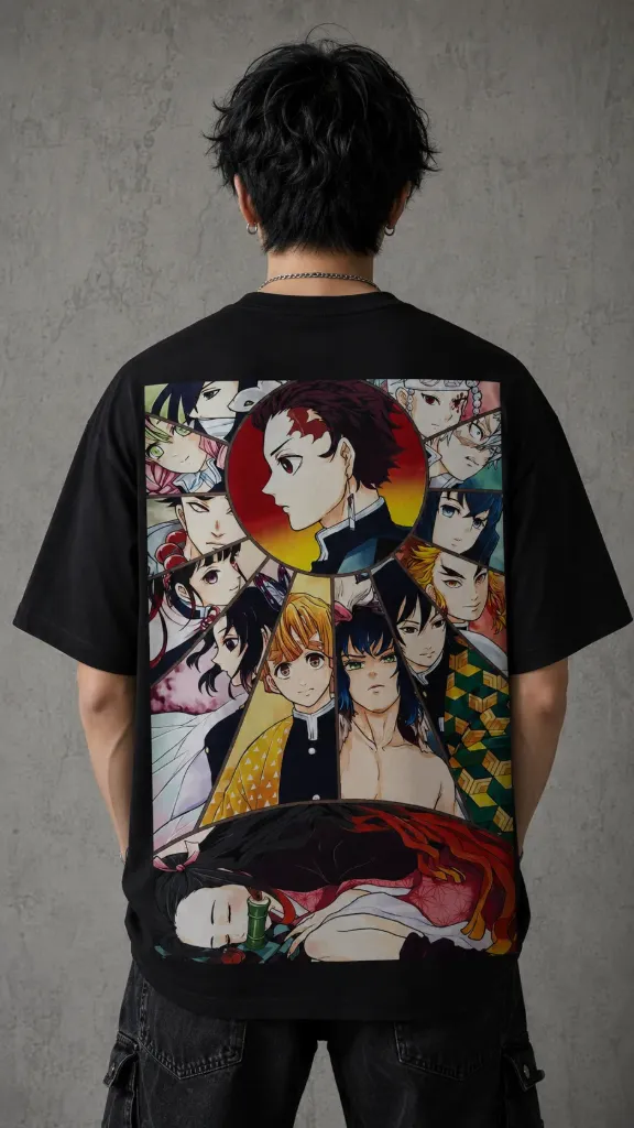DEMON SLAYER OVERSIZED T-SHIRT