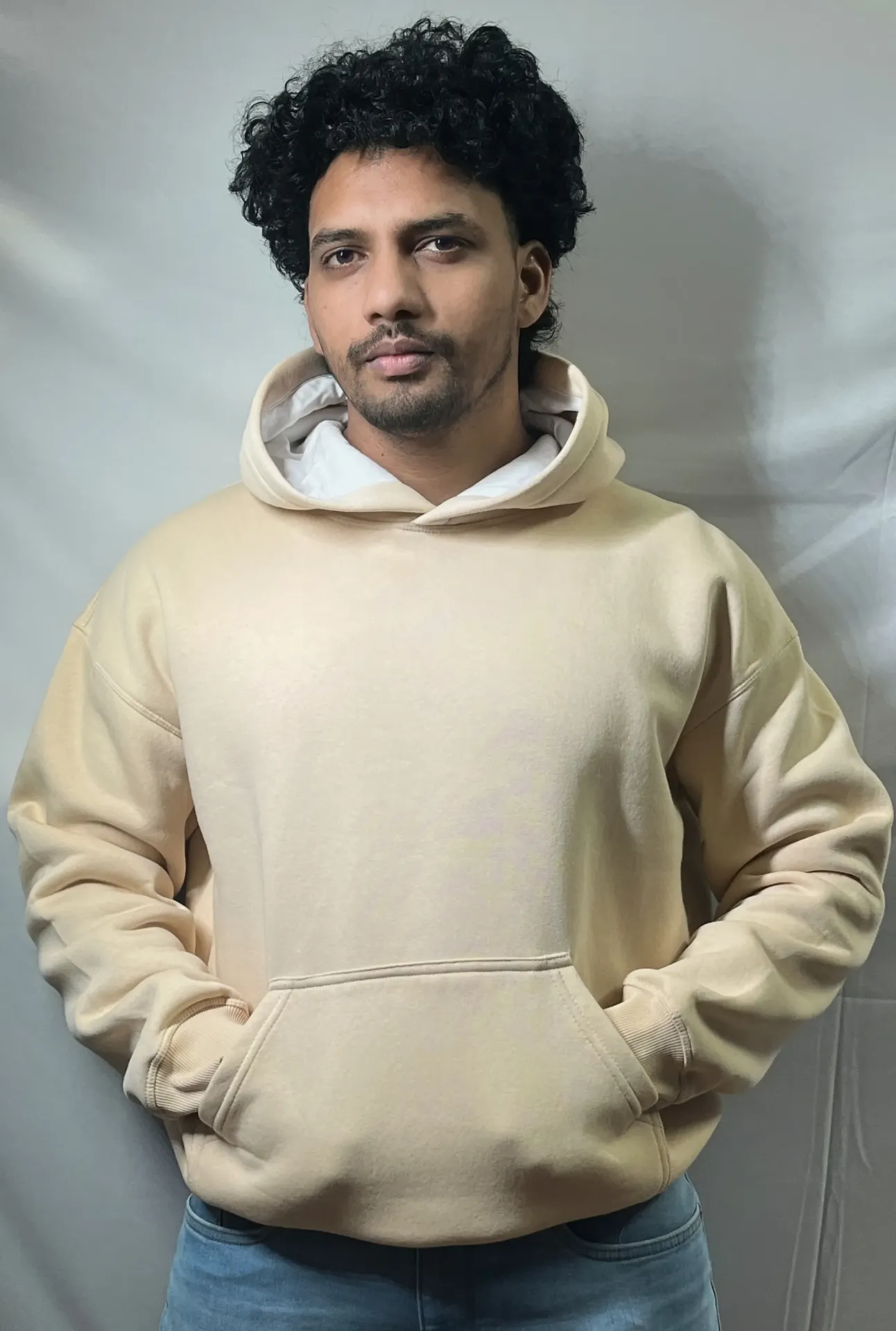 OVERSIZED HOODIE (L, BLACK)